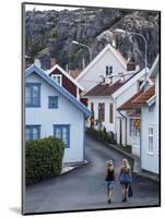 Street Scene in Fjallbacka, Bohuslan Region, West Coast, Sweden, Scandinavia, Europe-Yadid Levy-Mounted Photographic Print