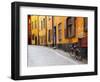 Street Scene in Gamla Stan Section with Bicycle and Mailbox, Stockholm, Sweden-Nancy & Steve Ross-Framed Photographic Print