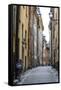 Street Scene in Gamla Stan, Stockholm, Sweden, Scandinavia, Europe-Yadid Levy-Framed Stretched Canvas