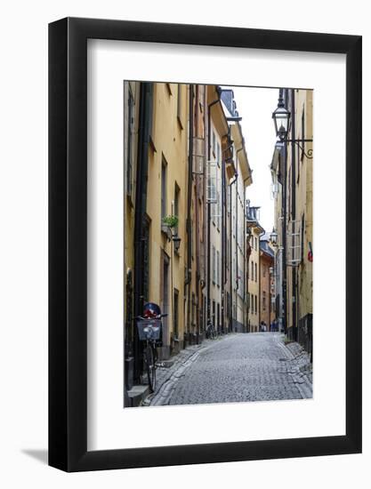 Street Scene in Gamla Stan, Stockholm, Sweden, Scandinavia, Europe-Yadid Levy-Framed Photographic Print