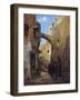 Street Scene in Jerusalem-Gustave Bauernfeind-Framed Giclee Print