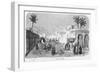 Street Scene in Mokha-null-Framed Giclee Print