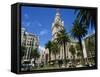 Street Scene in Montevideo, Uruguay, South America-Ken Gillham-Framed Stretched Canvas