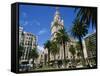 Street Scene in Montevideo, Uruguay, South America-Ken Gillham-Framed Stretched Canvas