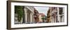 Street scene in Old Town, Cartagena, Bolivar, Colombia-null-Framed Photographic Print