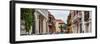 Street scene in Old Town, Cartagena, Bolivar, Colombia-null-Framed Photographic Print