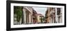 Street scene in Old Town, Cartagena, Bolivar, Colombia-null-Framed Photographic Print