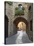 Street Scene in Old Town, Pals, Costa Brava, Catalonia, Spain, Europe-Stuart Black-Stretched Canvas