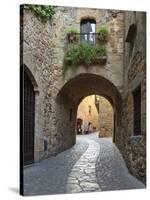 Street Scene in Old Town, Pals, Costa Brava, Catalonia, Spain, Europe-Stuart Black-Stretched Canvas