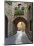 Street Scene in Old Town, Pals, Costa Brava, Catalonia, Spain, Europe-Stuart Black-Mounted Photographic Print