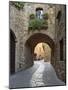 Street Scene in Old Town, Pals, Costa Brava, Catalonia, Spain, Europe-Stuart Black-Mounted Photographic Print