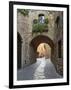 Street Scene in Old Town, Pals, Costa Brava, Catalonia, Spain, Europe-Stuart Black-Framed Photographic Print