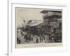Street Scene in Osaka-null-Framed Giclee Print