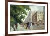 Street Scene in Paris; Scene De Rue a Paris, 1935-37-Maximilien Luce-Framed Giclee Print