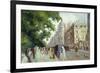 Street Scene in Paris; Scene De Rue a Paris, 1935-37-Maximilien Luce-Framed Giclee Print