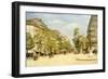 Street Scene in Paris-Michele Gordigiani-Framed Giclee Print