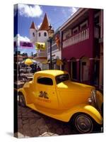 Street Scene in Philipsburg, St. Martin, Caribbean-Robin Hill-Stretched Canvas