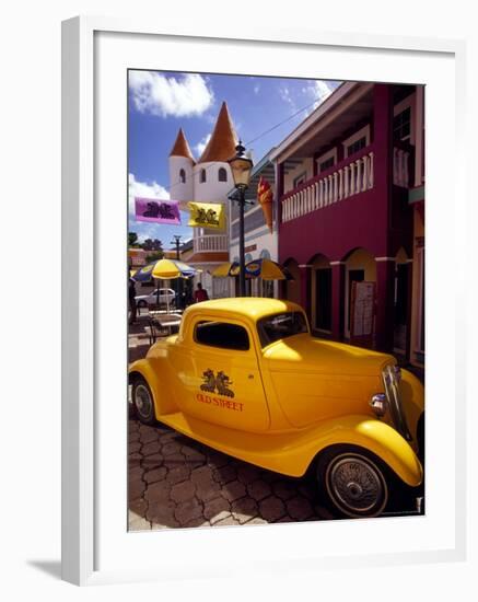 Street Scene in Philipsburg, St. Martin, Caribbean-Robin Hill-Framed Photographic Print