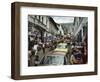 Street Scene in Quito, Ecuador-Charles Sleicher-Framed Photographic Print