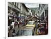 Street Scene in Quito, Ecuador-Charles Sleicher-Framed Photographic Print