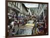 Street Scene in Quito, Ecuador-Charles Sleicher-Framed Photographic Print