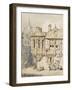 Street Scene in Rouen-Samuel Prout-Framed Giclee Print