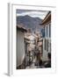 Street Scene in San Blas Neighbourhood, Cuzco, UNESCO World Heritage Site, Peru, South America-Yadid Levy-Framed Photographic Print