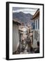 Street Scene in San Blas Neighbourhood, Cuzco, UNESCO World Heritage Site, Peru, South America-Yadid Levy-Framed Photographic Print