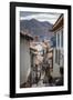 Street Scene in San Blas Neighbourhood, Cuzco, UNESCO World Heritage Site, Peru, South America-Yadid Levy-Framed Photographic Print