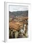 Street Scene in San Blas Neighbourhood with a View over the Rooftops of Cuzco, Peru, South America-Yadid Levy-Framed Photographic Print