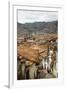 Street Scene in San Blas Neighbourhood with a View over the Rooftops of Cuzco, Peru, South America-Yadid Levy-Framed Photographic Print