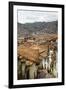 Street Scene in San Blas Neighbourhood with a View over the Rooftops of Cuzco, Peru, South America-Yadid Levy-Framed Photographic Print