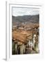 Street Scene in San Blas Neighbourhood with a View over the Rooftops of Cuzco, Peru, South America-Yadid Levy-Framed Photographic Print