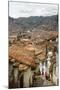 Street Scene in San Blas Neighbourhood with a View over the Rooftops of Cuzco, Peru, South America-Yadid Levy-Mounted Photographic Print