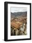 Street Scene in San Blas Neighbourhood with a View over the Rooftops of Cuzco, Peru, South America-Yadid Levy-Framed Photographic Print