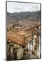 Street Scene in San Blas Neighbourhood with a View over the Rooftops of Cuzco, Peru, South America-Yadid Levy-Mounted Photographic Print