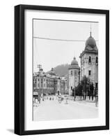 Street Scene in Seoul Korea Photograph - Seoul, Korea-Lantern Press-Framed Art Print