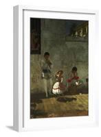 Street Scene in Seville-Thomas Cowperthwait Eakins-Framed Giclee Print