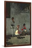 Street Scene in Seville-Thomas Cowperthwait Eakins-Framed Giclee Print