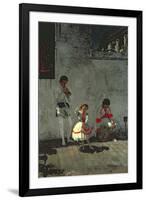 Street Scene in Seville-Thomas Cowperthwait Eakins-Framed Giclee Print