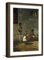 Street Scene in Seville-Thomas Cowperthwait Eakins-Framed Giclee Print