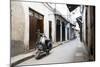 Street Scene in Stone Town with Moped, Unguja Island, Zanzibar Archipelago, Tanzania-Paul Joynson Hicks-Mounted Photographic Print