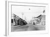 Street Scene in Tenino, WA Photograph - Tenino, WA-Lantern Press-Framed Art Print