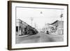 Street Scene in Tenino, WA Photograph - Tenino, WA-Lantern Press-Framed Art Print