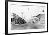 Street Scene in Tenino, WA Photograph - Tenino, WA-Lantern Press-Framed Art Print