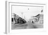 Street Scene in Tenino, WA Photograph - Tenino, WA-Lantern Press-Framed Art Print