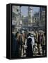 Street Scene in the Bazaar, Peshawar, North West Frontier Province, Pakistan, Asia-Robert Harding-Framed Stretched Canvas