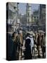 Street Scene in the Bazaar, Peshawar, North West Frontier Province, Pakistan, Asia-Robert Harding-Stretched Canvas