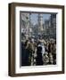 Street Scene in the Bazaar, Peshawar, North West Frontier Province, Pakistan, Asia-Robert Harding-Framed Premium Photographic Print