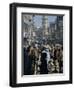 Street Scene in the Bazaar, Peshawar, North West Frontier Province, Pakistan, Asia-Robert Harding-Framed Premium Photographic Print